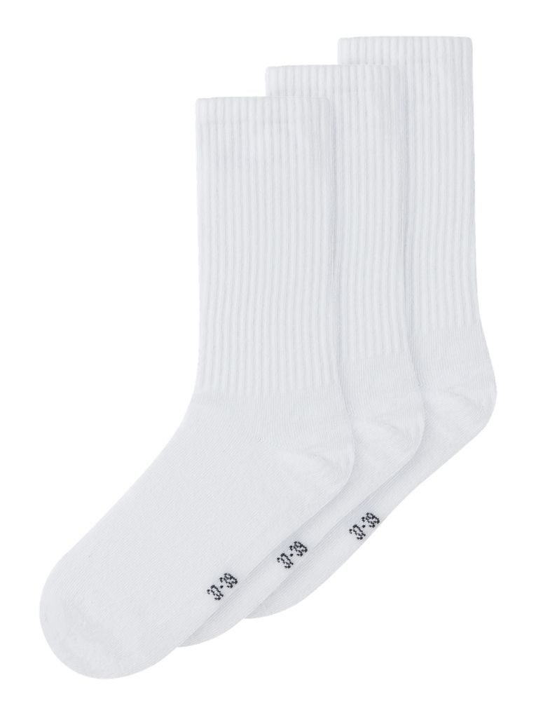 Name it Unisex 3er Pack Socken weiß Nknfrankie