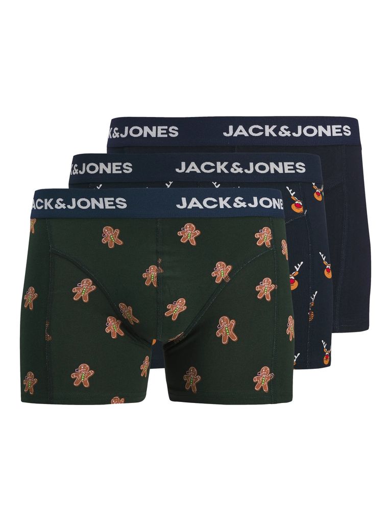 Jack & Jones Junior Jungen Weihnachts-Boxershorts 3er Pack