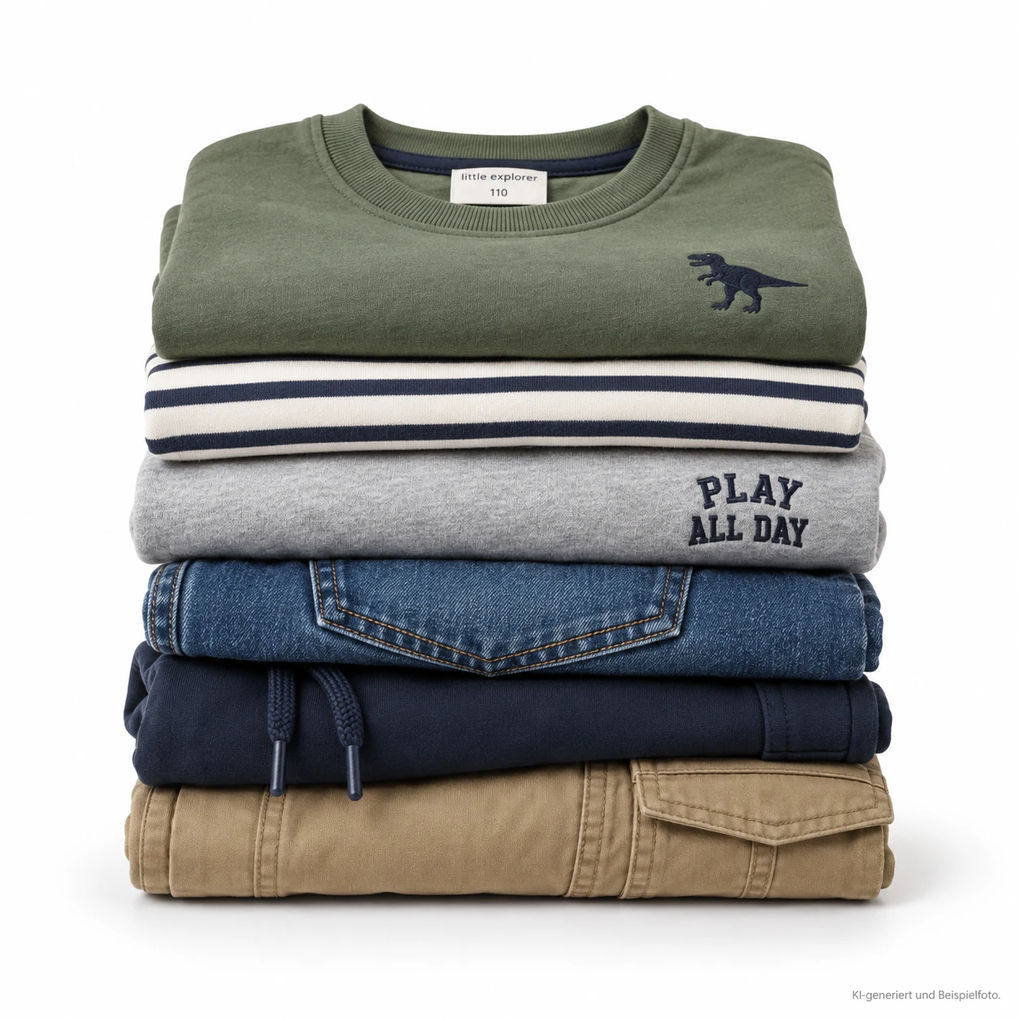 6 Teile gemischt Überraschungspaket Herbst/Winter kleine Jungen
