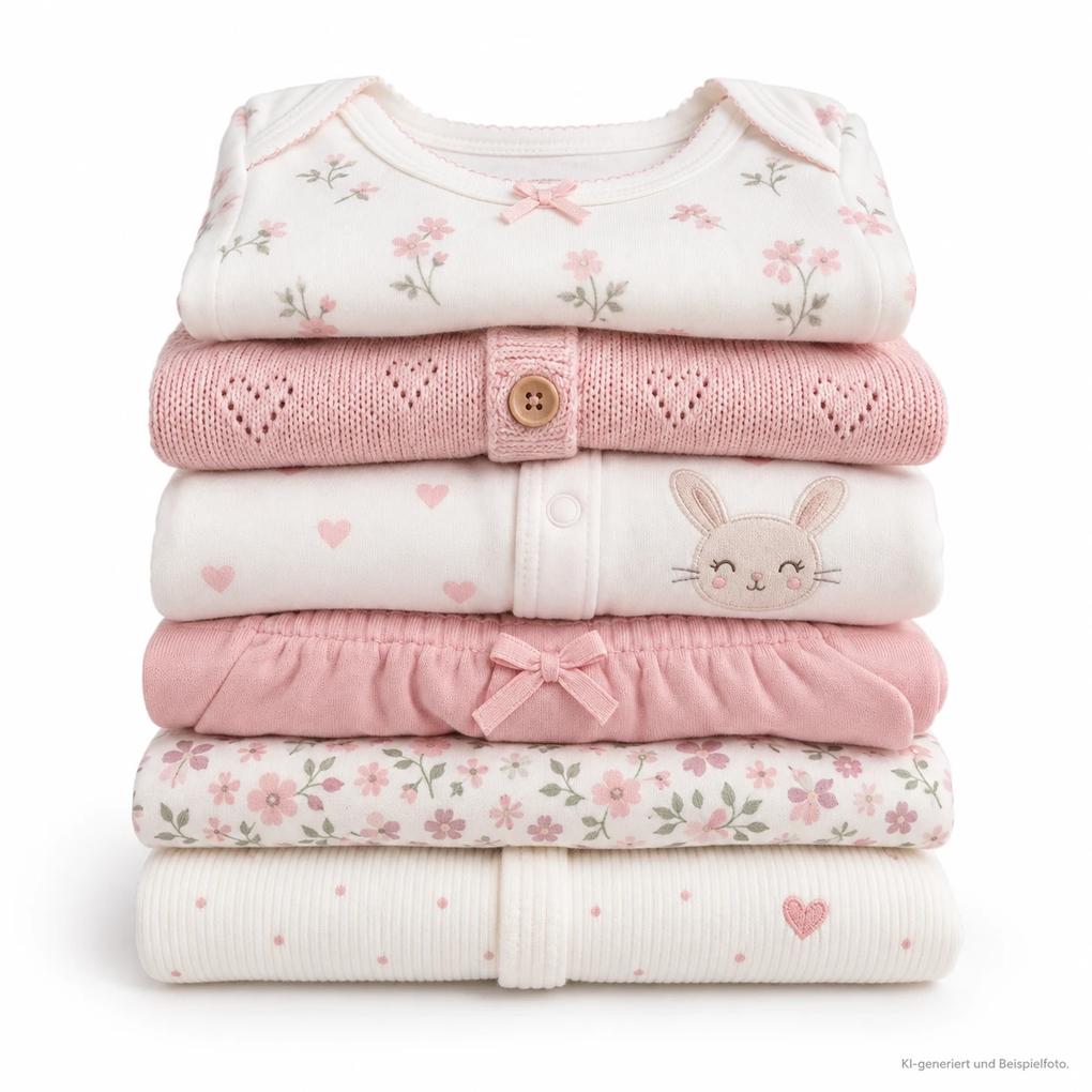 6 Teile gemischt Überraschungspaket Herbst/Winter Baby Mädchen