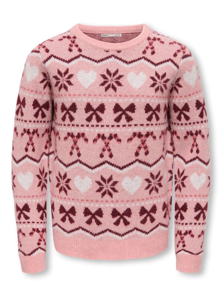 Kids Only Girl Mädchen Weihnachtspullover Norweger Kogsnowflake