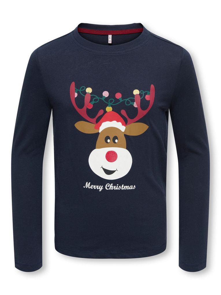 Kids Only Girl Mädchen Weihnachts-Langarmshirt Rentier Kogjolly